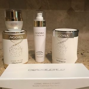 Agora and Celestolite face products